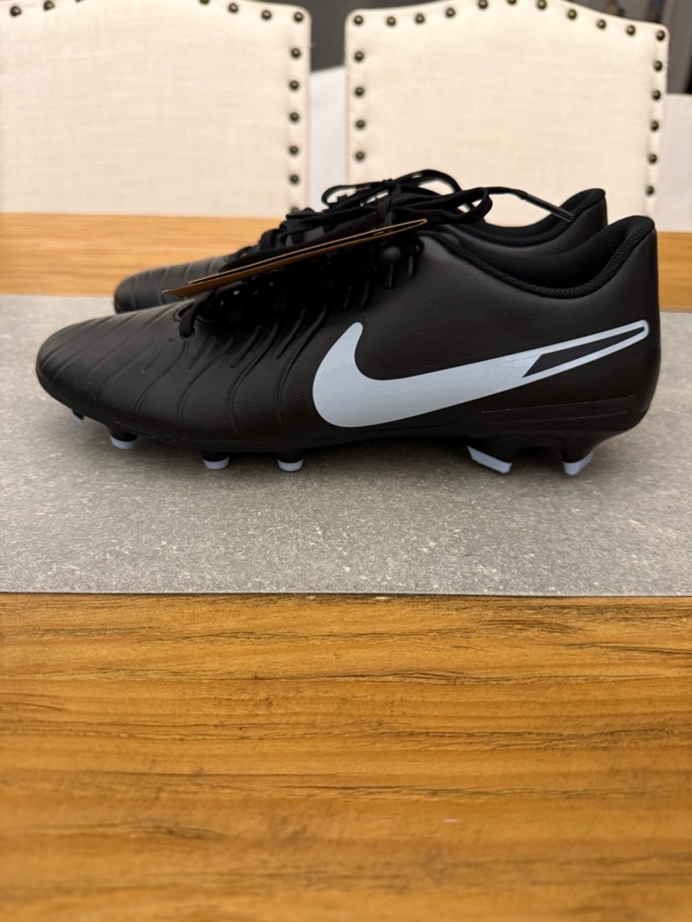 Nike Tiempo Legend 10 Club FG/MG Soccer Cleats Black Men's 11.5 NWT - Picture 5 of 11